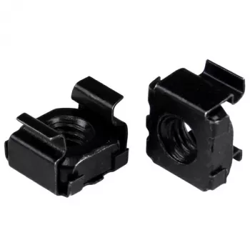 StarTech.com M5 narvelinės veržlės - 100 vnt. pakuotė, juodos, plieninės