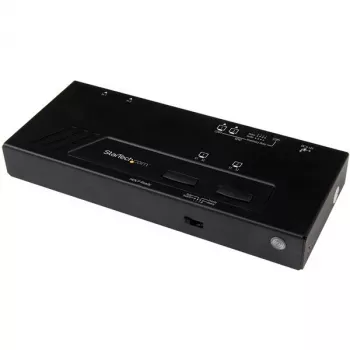 StarTech.com 2x2 HDMI matricinis jungiklis - 4K su greitu perjungimu ir automatiniu atpažinimu