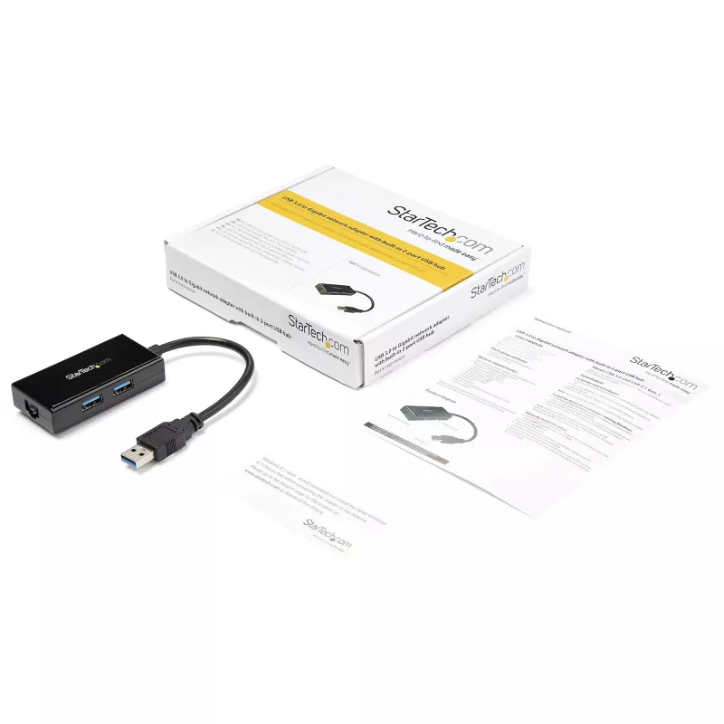 StarTech.com USB 3.0 į Ethernet adapteris, USB į RJ45, Gigabit LAN, 30 cm kabelis