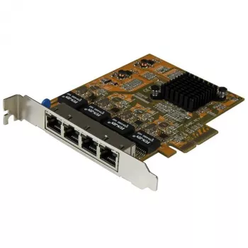 StarTech.com 4 prievadų PCIe Gigabit tinklo adapterio kortelė, vidinė, laidinė, PCI Express, Ethernet, 2000 Mbit/s