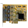 StarTech.com 4 prievadų PCIe Gigabit tinklo adapterio kortelė, vidinė, laidinė, PCI Express, Ethernet, 2000 Mbit/s