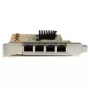 StarTech.com 4 prievadų PCIe Gigabit tinklo adapterio kortelė, vidinė, laidinė, PCI Express, Ethernet, 2000 Mbit/s