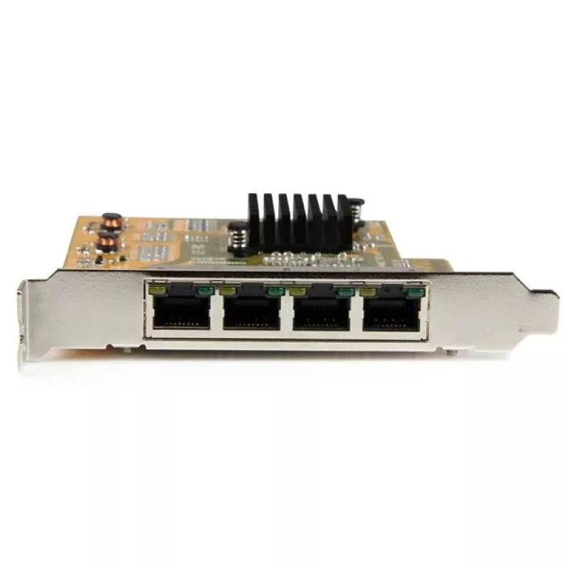 StarTech.com 4 prievadų PCIe Gigabit tinklo adapterio kortelė, vidinė, laidinė, PCI Express, Ethernet, 2000 Mbit/s