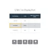 StarTech.com USB-C į DisplayPort adapteris – 4K 60Hz/8K 30Hz – USB Type-C į DP 1.4 HBR2 adapteris – Kompaktiškas USB-C (DP Alt režimas) monitoriaus vaizdo keitiklis – suderinamas su Thunderbolt 3 – Baltas