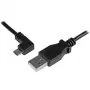 StarTech.com Micro-USB įkrovimo ir sinchronizavimo laidas M/M – kairysis kampinis Micro-USB – 30/24 AWG – 1 m