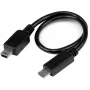 StarTech.com USB OTG laidas - Micro USB į Mini USB - vyriškas/vyriškas - 20 cm