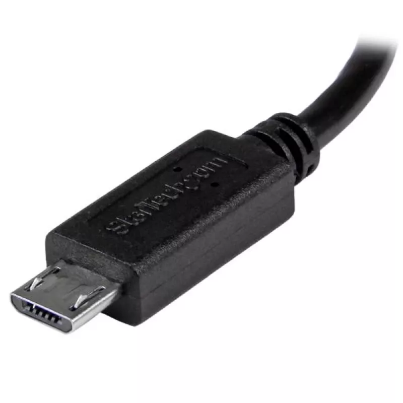 StarTech.com USB OTG laidas - Micro USB į Mini USB - vyriškas/vyriškas - 20 cm