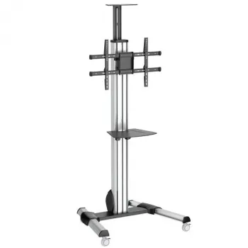 StarTech.com TV vežimėlis - reguliuojamas aukštis - užrakinami ratukai, 40 kg, 81,3 cm (32 inch), 190,5 cm (75 inch), 200 x 200 mm, 600 x 400 mm, 1110 - 1510 mm
