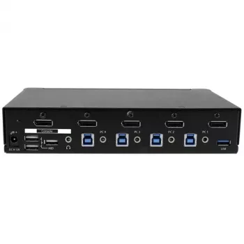 StarTech.com 4 prievadų DisplayPort KVM jungiklis su USB 3.0 - 4K 30Hz