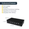 StarTech.com 4 prievadų DisplayPort KVM jungiklis su USB 3.0 - 4K 30Hz