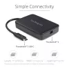 StarTech.com Thunderbolt 3 į Thunderbolt 2 adapteris – TB3 nešiojamam kompiuteriui prie TB2 ekranų ir įrenginių – Thunderbolt 2 20Gbps arba Thunderbolt 1 10Gbps keitiklis – sertifikuotas Thunderbolt 3 – Windows / Mac