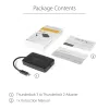 StarTech.com Thunderbolt 3 į Thunderbolt 2 adapteris – TB3 nešiojamam kompiuteriui prie TB2 ekranų ir įrenginių – Thunderbolt 2 20Gbps arba Thunderbolt 1 10Gbps keitiklis – sertifikuotas Thunderbolt 3 – Windows / Mac