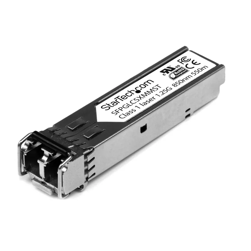 10 vnt. Cisco GLC-SX-MM suderinamas SFP modulis - 1000BASE-SX - 1GbE daugiamodis šviesolaidinis siųstuvas-imtuvas - LC 550m - 850nm