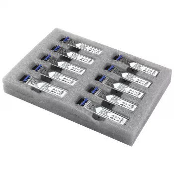 10 vnt. pakuotė StarTech.com Cisco GLC-LH-SM suderinamas SFP modulis – 1000BASE-LX/LH, 1GbE, vienmodis/daugiamodis šviesolaidis, LC, 10 km, 1310 nm
