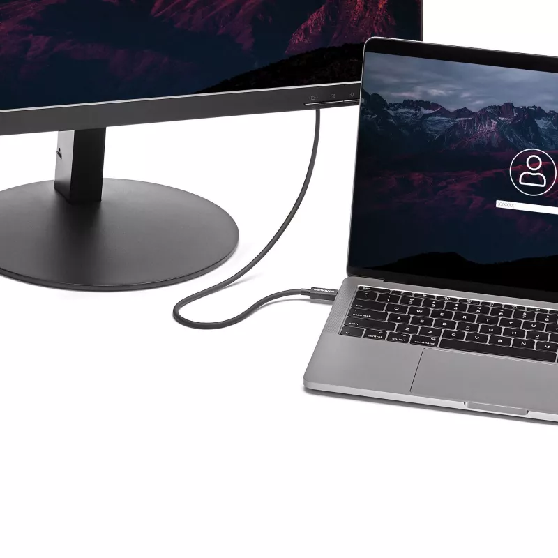 StarTech.com 0,5 m Thunderbolt 3 (40Gbps) USB-C laidas – suderinamas su Thunderbolt, USB ir DisplayPort