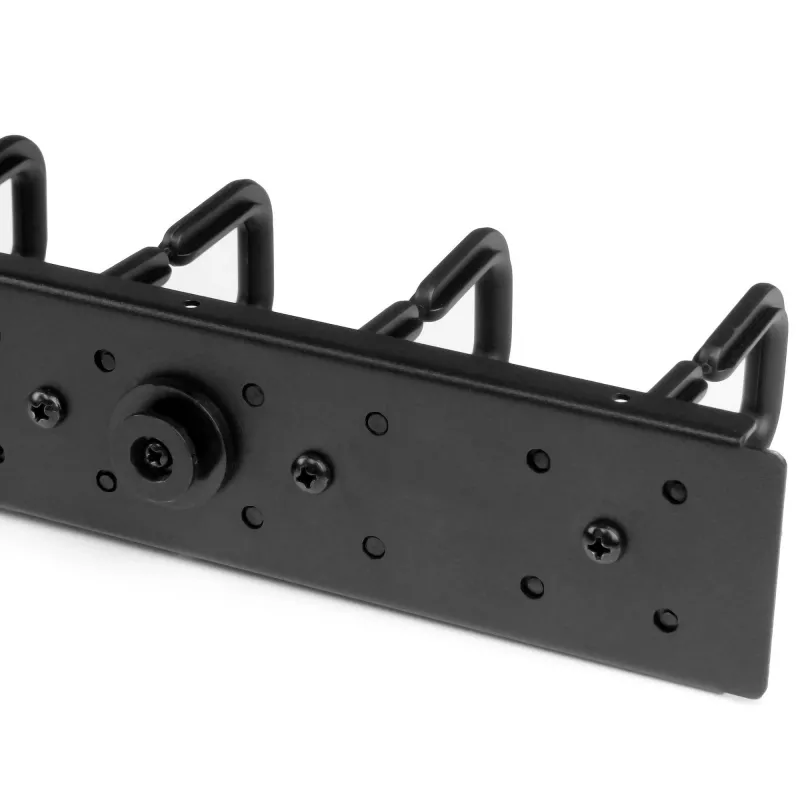 StarTech.com Vertikalus kabelių organizatorius su D-žiediniais kabliukais - 0U - 2,8 pėd.