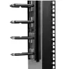 StarTech.com Vertikalus kabelių organizatorius su D-žiediniais kabliukais - 0U - 2,8 pėd.
