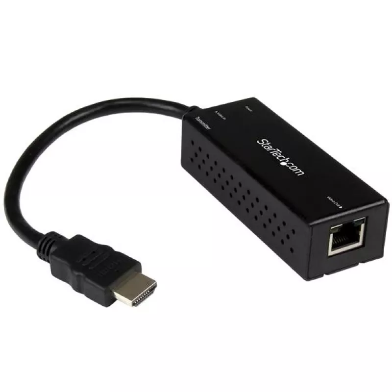 „StarTech.com“ 4K HDMI ilgintuvas su kompaktišku siųstuvu – HDBaseT – UHD 4K