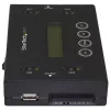 StarTech.com SU2DUPERA11 - USB ir SATA diskų kopijavimo ir trynimo įrenginys, 1:1, LCD ekranas