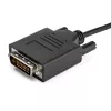 StarTech.com 6,6 pėdų (2m) USB-C į DVI laidas - 1920 x 1200 - Juodas