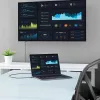 StarTech.com 6,6 pėdų (2m) USB-C į DVI laidas - 1920 x 1200 - Juodas