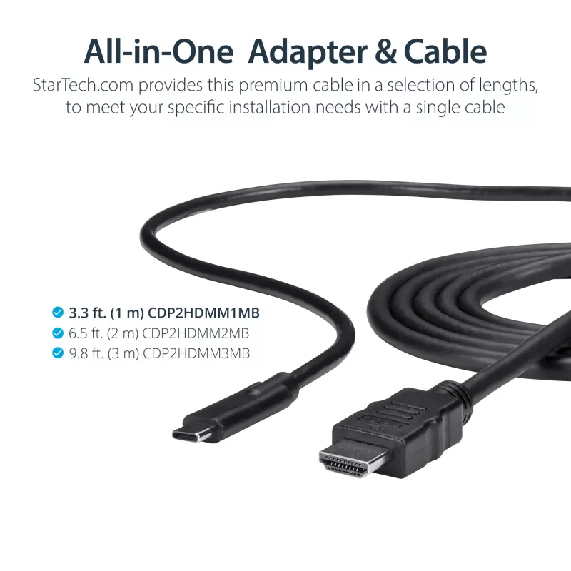 StarTech.com USB-C į HDMI laidas 1 m, 4K 30Hz