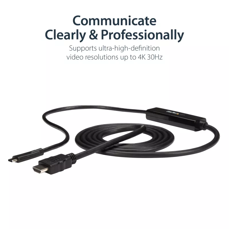StarTech.com USB-C į HDMI laidas 1 m, 4K 30Hz