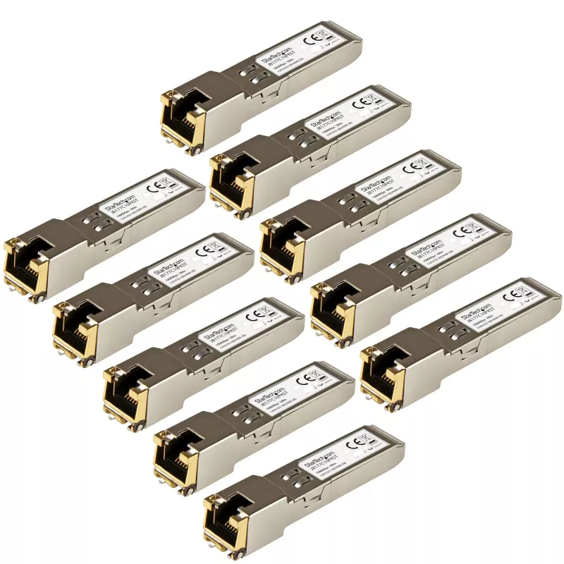 „StarTech.com“ HP J8177C suderinamas SFP siųstuvas-imtuvas – 1000BASE-T – 10 vnt. pakuotė