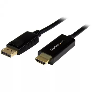 StarTech.com 5 m DisplayPort į HDMI laidas – 4K 30 Hz – DP 1.2 į HDMI monitoriaus laidas – fiksuojama DP jungtis – pasyvus DP į HDMI laidas