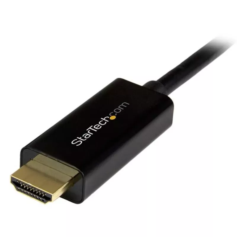 StarTech.com 5 m DisplayPort į HDMI laidas – 4K 30 Hz – DP 1.2 į HDMI monitoriaus laidas – fiksuojama DP jungtis – pasyvus DP į HDMI laidas