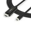StarTech.com 3 m Mini DisplayPort į HDMI laidas – 4K 30Hz vaizdas – mDP į HDMI adapterio laidas – Mini DP arba Thunderbolt 1/2 Mac/PC prie HDMI monitoriaus/ekrano