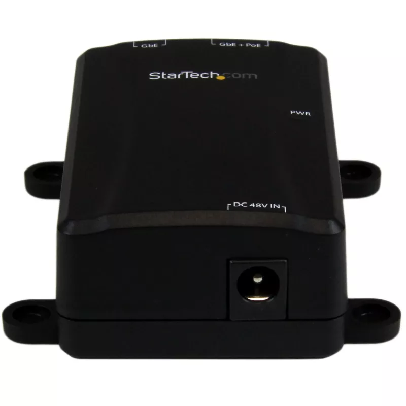 StarTech.com 1 prievado Gigabit PoE+ įpurškiklis - 802.3at ir 802.3af