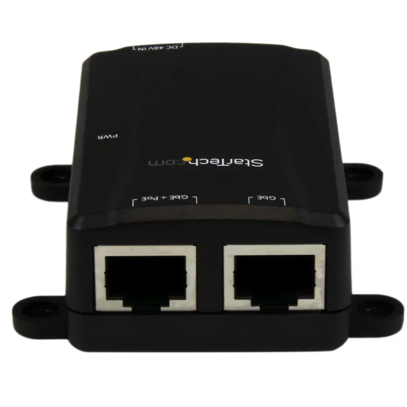 StarTech.com 1 prievado Gigabit PoE+ įpurškiklis - 802.3at ir 802.3af
