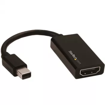 StarTech.com Mini DisplayPort į HDMI adapteris – aktyvus mDP 1.4 į HDMI 2.0 vaizdo keitiklis – 4K 60Hz – Mini DP arba Thunderbolt 1/2 kompiuteriui prie HDMI monitoriaus/TV/ekrano – mDP į HDMI kištukas
