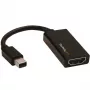 StarTech.com Mini DisplayPort į HDMI adapteris – aktyvus mDP 1.4 į HDMI 2.0 vaizdo keitiklis – 4K 60Hz – Mini DP arba Thunderbolt 1/2 kompiuteriui prie HDMI monitoriaus/TV/ekrano – mDP į HDMI kištukas