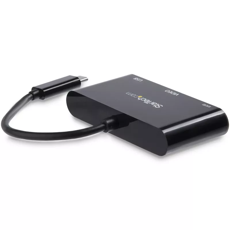 StarTech.com USB-C VGA kelių prievadų adapteris – USB 3.0 prievadas – 60W PD