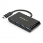 StarTech.com 4 prievadų USB-C šakotuvas - USB-C į 4x USB-A - USB 3.0 šakotuvas - 5Gbps - maitinamas iš magistralės