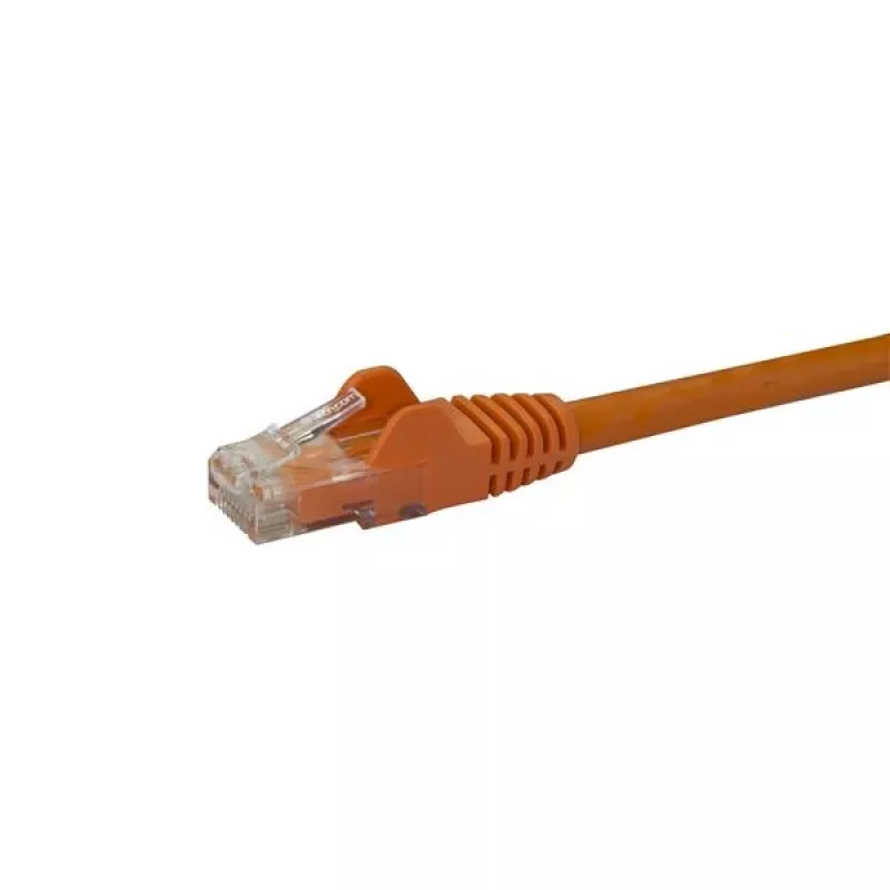 StarTech.com 10m CAT6 Ethernet kabelis - Oranžinis CAT 6 Gigabit Ethernet laidas - 250MHz 100W PoE RJ45 UTP tinklo/jungiamasis laidas be užkliuvimo su įtempimo mažinimu, individualiai išbandytas