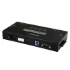 StarTech.com 4 lizdų SSD/HDD kietųjų diskų trynimo įrenginys - 2,5 colio ir 3,5 colio SATA - autonomiškas saugus išorinis diskų sanitizeris - 9 trynimo režimai - RS232 spausdintuvo prievadas - atitinka NIST/DOD ir TAA