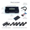 StarTech.com 4 lizdų SSD/HDD kietųjų diskų trynimo įrenginys - 2,5 colio ir 3,5 colio SATA - autonomiškas saugus išorinis diskų sanitizeris - 9 trynimo režimai - RS232 spausdintuvo prievadas - atitinka NIST/DOD ir TAA