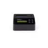 StarTech.com Vieno lizdo kietojo disko trynimo įrenginys, atskiras HDD/SSD sanitizer, 4Kn, USB 3.0 į SATA III (6 Gbps), 9 trynimo režimai, LCD ekranas, saugus kietojo disko trynimo dokas, DB-9 spausdintuvo prievadas, TAA atitikmuo