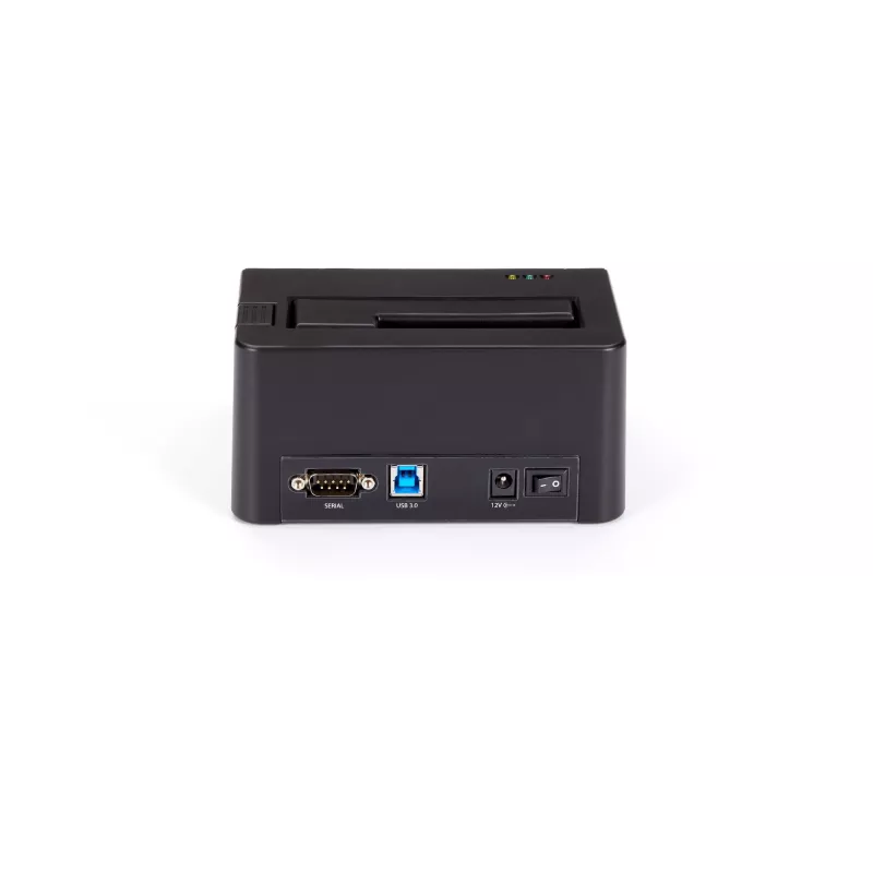 StarTech.com Vieno lizdo kietojo disko trynimo įrenginys, atskiras HDD/SSD sanitizer, 4Kn, USB 3.0 į SATA III (6 Gbps), 9 trynimo režimai, LCD ekranas, saugus kietojo disko trynimo dokas, DB-9 spausdintuvo prievadas, TAA atitikmuo