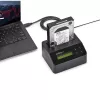 StarTech.com Vieno lizdo kietojo disko trynimo įrenginys, atskiras HDD/SSD sanitizer, 4Kn, USB 3.0 į SATA III (6 Gbps), 9 trynimo režimai, LCD ekranas, saugus kietojo disko trynimo dokas, DB-9 spausdintuvo prievadas, TAA atitikmuo
