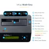 StarTech.com Vieno lizdo kietojo disko trynimo įrenginys, atskiras HDD/SSD sanitizer, 4Kn, USB 3.0 į SATA III (6 Gbps), 9 trynimo režimai, LCD ekranas, saugus kietojo disko trynimo dokas, DB-9 spausdintuvo prievadas, TAA atitikmuo