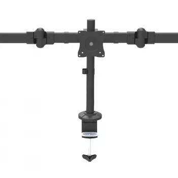 StarTech.com Trijų monitorių laikiklis stalviršiui - Ergonomiškas VESA 3 monitorių stovas iki 27 colių - Sukamasis ir aukščio reguliavimo stovas - Pakreipimas/Pasukimas/Sukimas LCD/LED ekranams - Stalviršio spaustuvas/įvorė