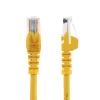 StarTech.com Cat5e Ethernet Patch Laidas su Snagless RJ45 Jungtimis - 0,5 m, Geltona