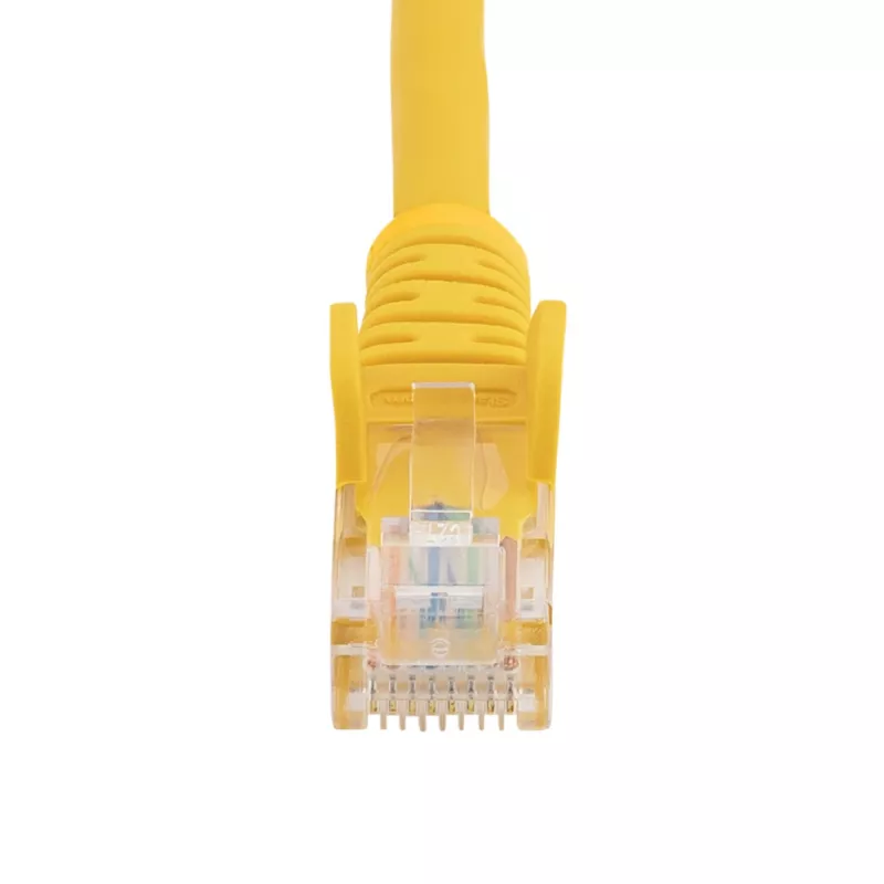 StarTech.com Cat5e Ethernet Patch Laidas su Snagless RJ45 Jungtimis - 0,5 m, Geltona
