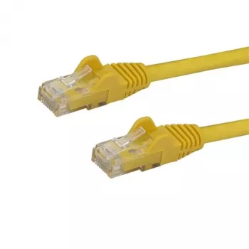 StarTech.com 5 m CAT6 Ethernet kabelis - geltonas CAT 6 Gigabit Ethernet laidas - 250 MHz 100 W PoE RJ45 UTP tinklo/jungiamasis laidas su apsauga nuo užkabinimo ir įtempimo mažinimu, individualiai išbandytas