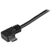 StarTech.com Micro-USB įkrovimo ir sinchronizavimo kabelis M/M – stačiu kampu Micro-USB – 24 AWG – 0,5 m