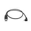 StarTech.com Micro-USB įkrovimo ir sinchronizavimo kabelis M/M – stačiu kampu Micro-USB – 24 AWG – 0,5 m